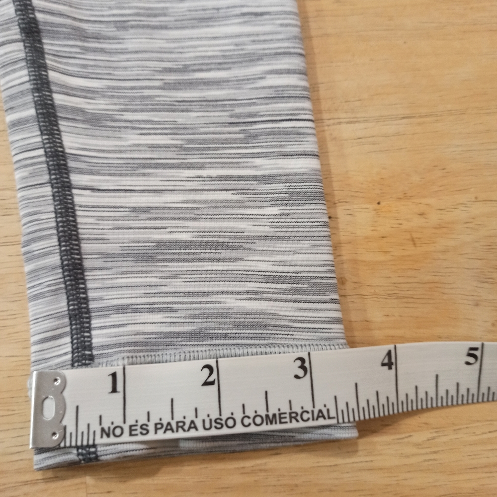 Lululemon Leggings Womens 4 Black Gray Wunder Under Ombre Melange 32" Hi Rise - Picture 15 of 15
